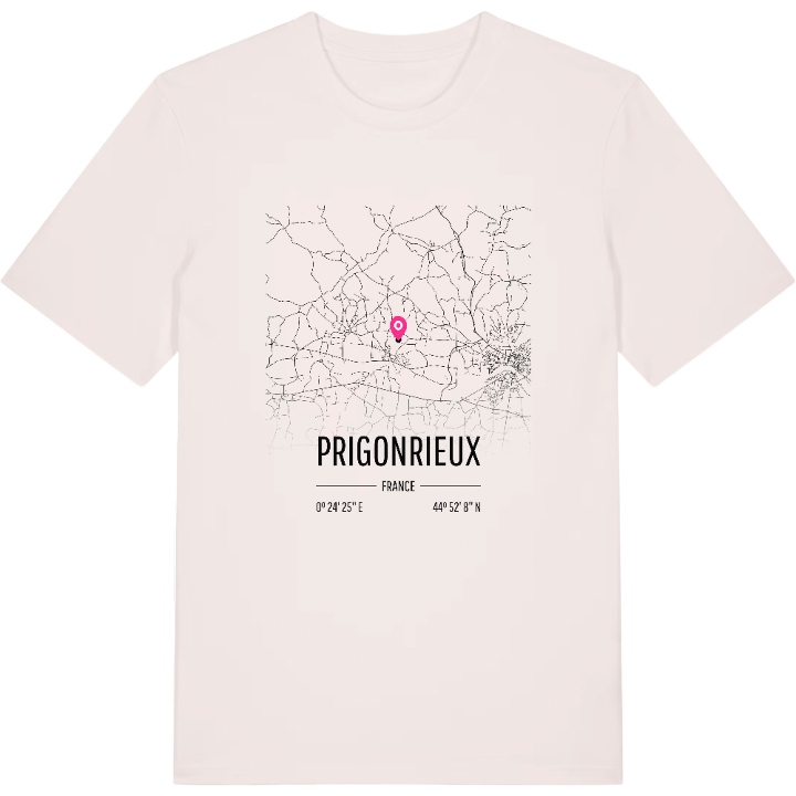 Prigonrieux karta t-shirt – t-shirt från PinShirt