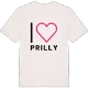 Jag älskar Prilly t-shirt stort tryck