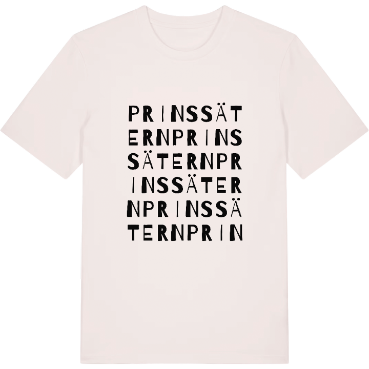 Prinssätern ordlek t-shirt – t-shirt från PinShirt