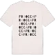 Priocca ordlek t-shirt