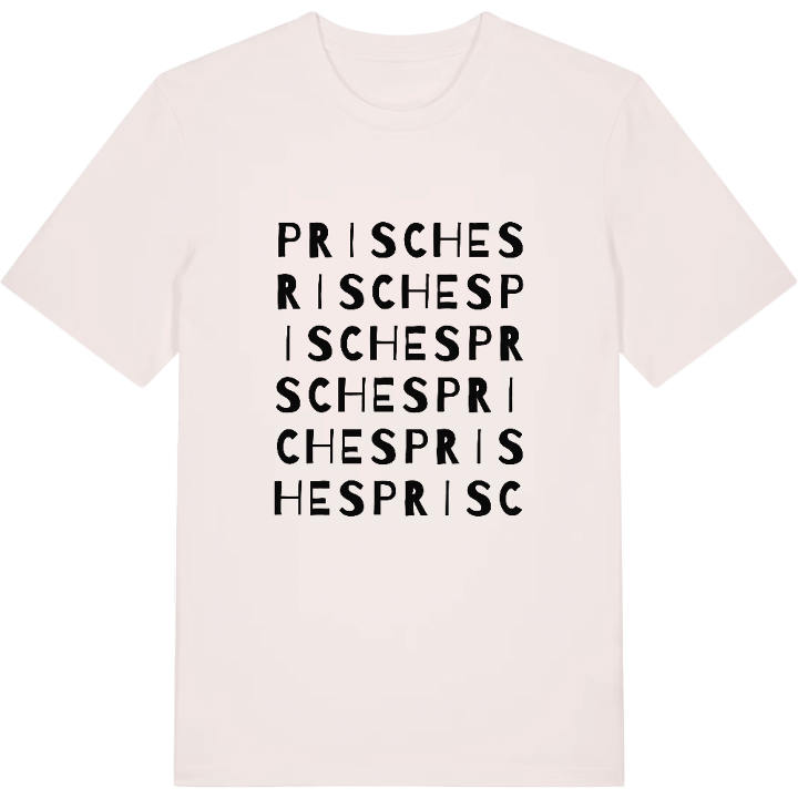 Prisches ordlek t-shirt – t-shirt från PinShirt