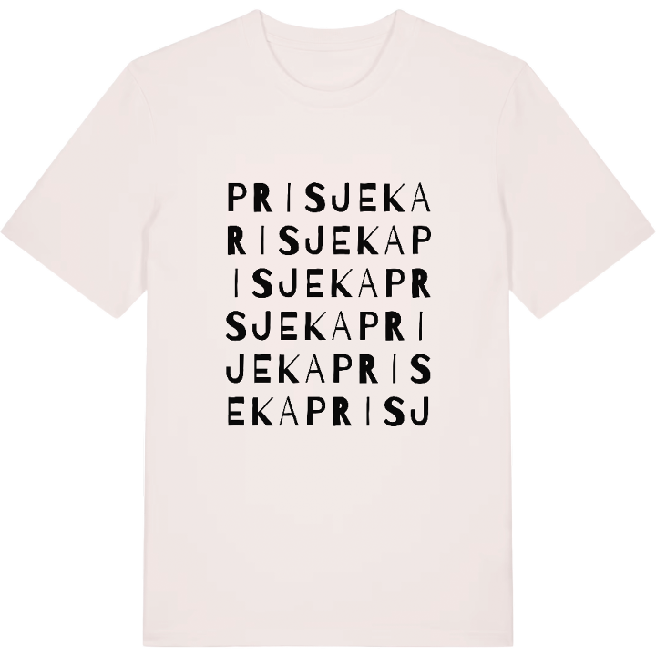 Prisjeka ordlek t-shirt – t-shirt från PinShirt