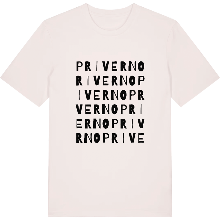Priverno ordlek t-shirt – t-shirt från PinShirt