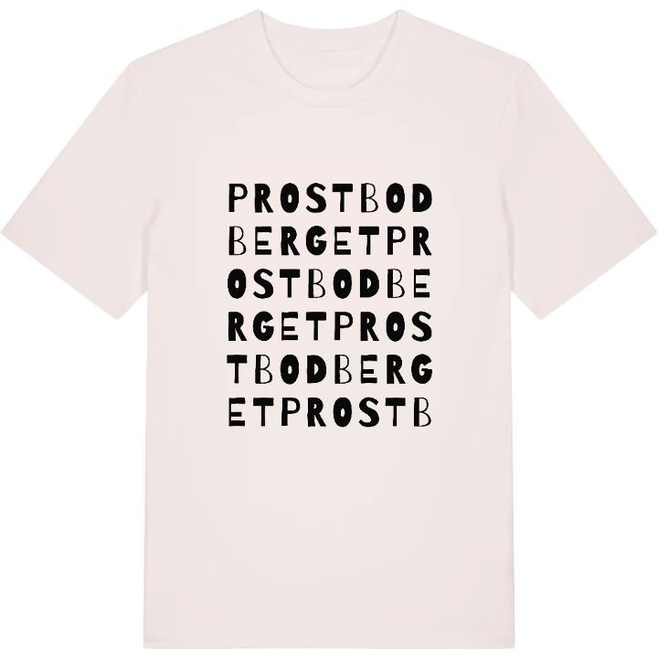 Prostbodberget ordlek t-shirt – t-shirt från PinShirt