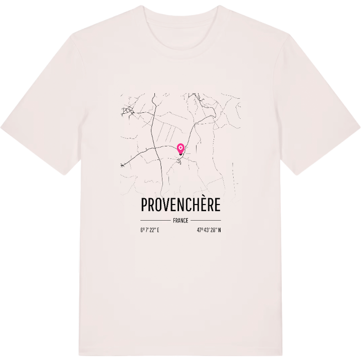 Provenchère karta t-shirt – t-shirt från PinShirt