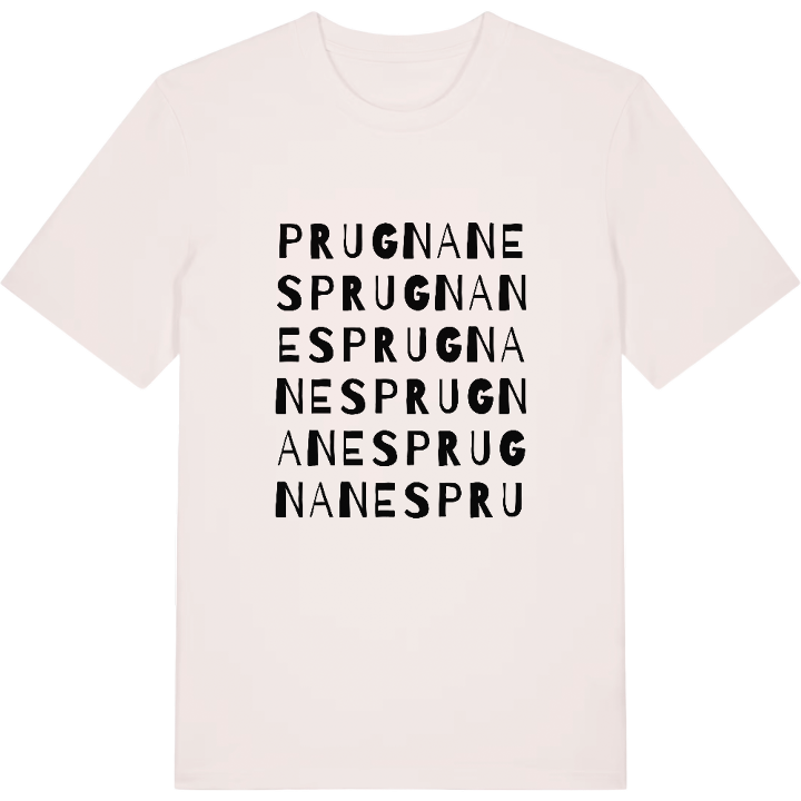 Prugnanes ordlek t-shirt – t-shirt från PinShirt