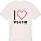 Jag älskar Psathi t-shirt stort tryck