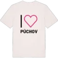 Jag älskar Púchov t-shirt stort tryck