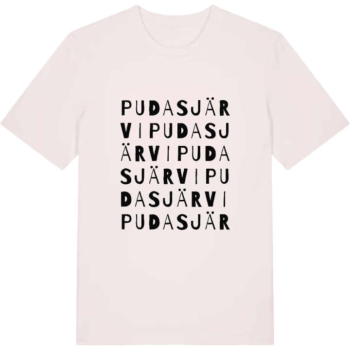 Pudasjärvi ordlek t-shirt – t-shirt från PinShirt