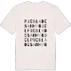 Puebla de San Miguel ordlek t-shirt