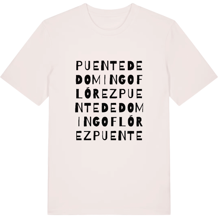 Puente de Domingo Flórez ordlek t-shirt – t-shirt från PinShirt