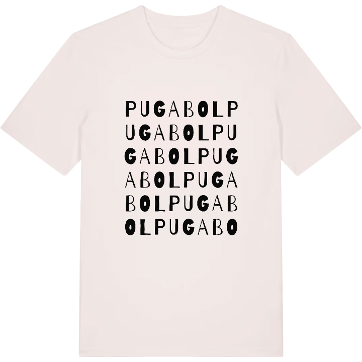 Pugabol ordlek t-shirt – t-shirt från PinShirt