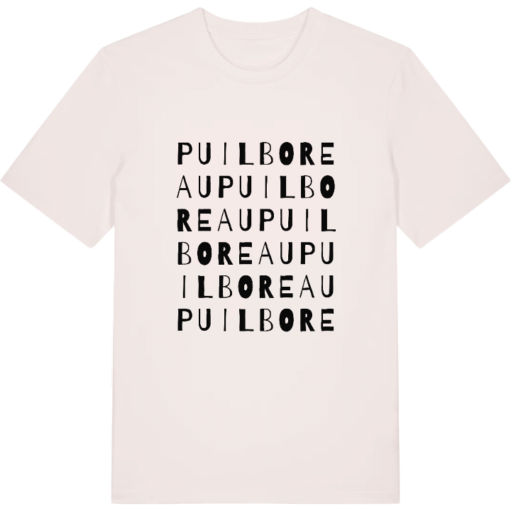 Puilboreau ordlek t-shirt – t-shirt från PinShirt