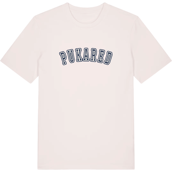 Pukared college t-shirt – t-shirt från PinShirt