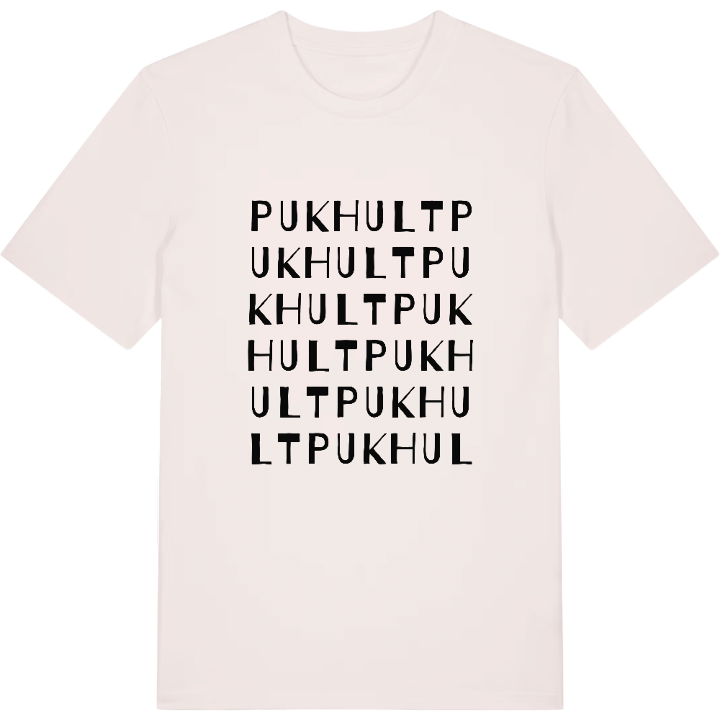 Pukhult ordlek t-shirt – t-shirt från PinShirt