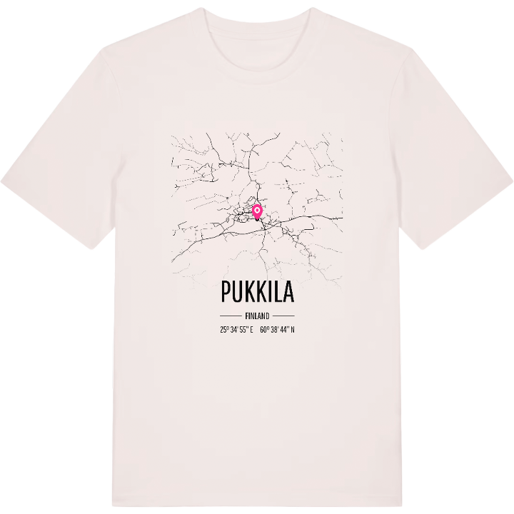 Pukkila karta t-shirt – t-shirt från PinShirt
