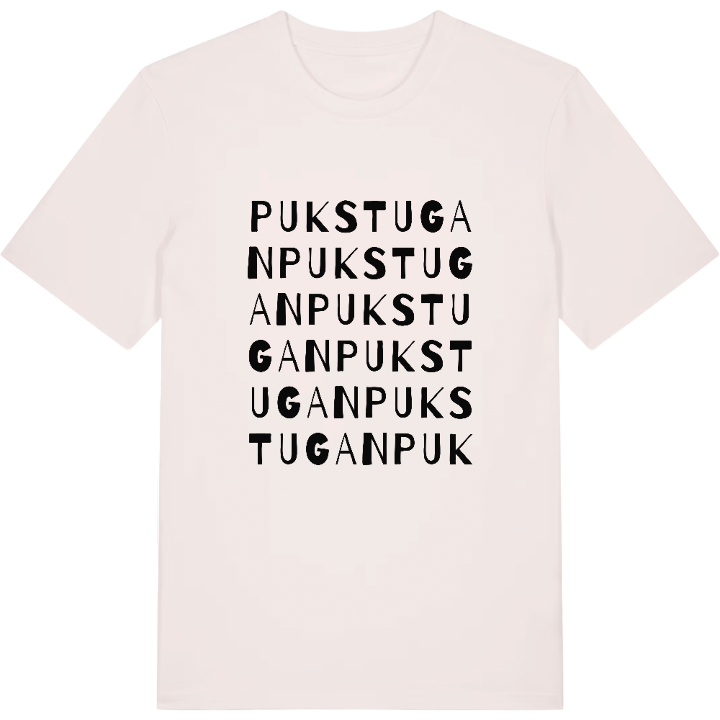 Pukstugan ordlek t-shirt – t-shirt från PinShirt