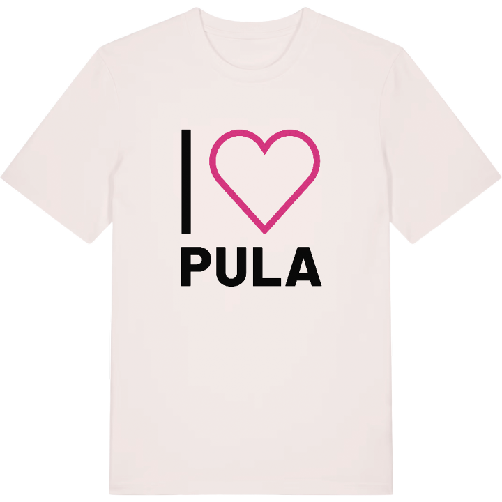 Jag älskar Pula t-shirt stort tryck – t-shirt från PinShirt