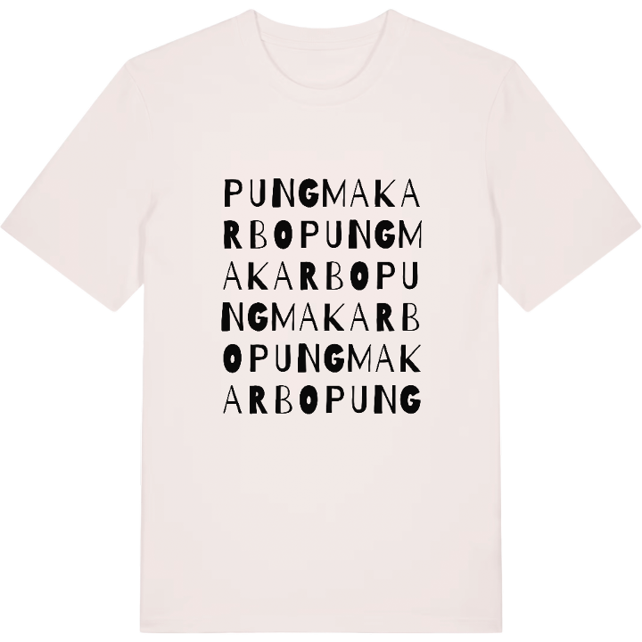 Pungmakarbo ordlek t-shirt – t-shirt från PinShirt