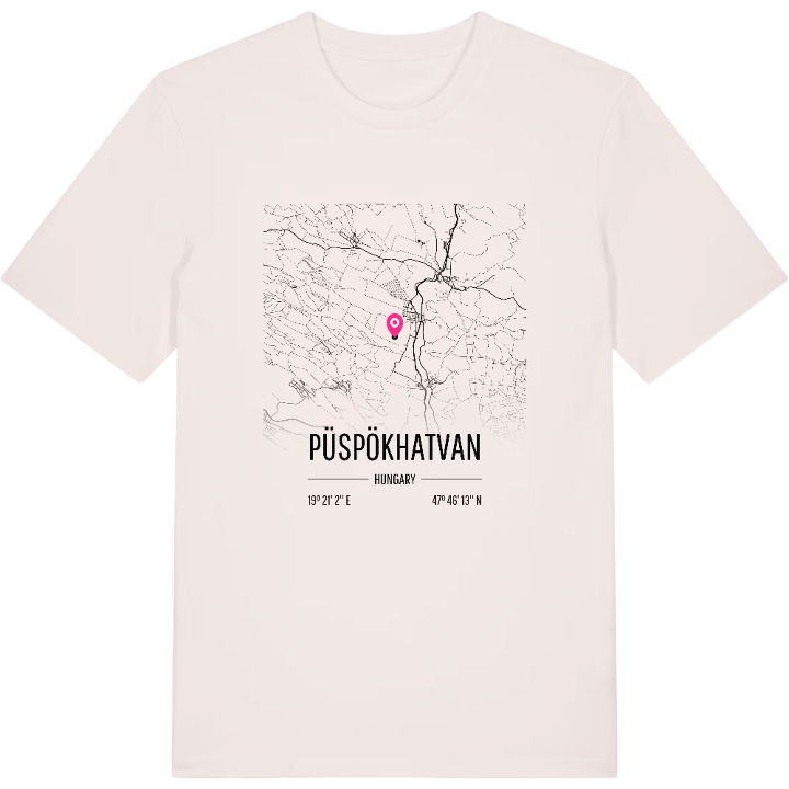 Püspökhatvan karta t-shirt – t-shirt från PinShirt