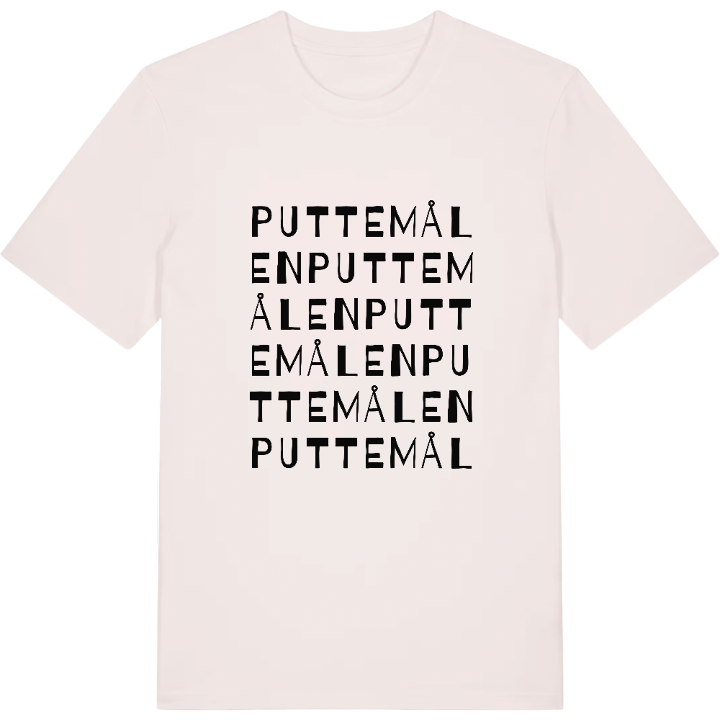 Puttemålen ordlek t-shirt – t-shirt från PinShirt