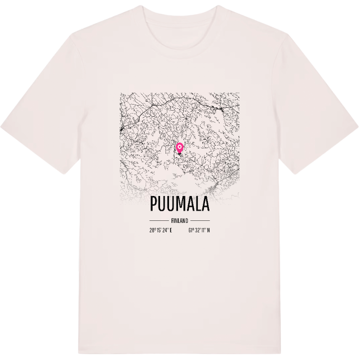 Puumala karta t-shirt – t-shirt från PinShirt