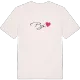 Pys hjärta t-shirt