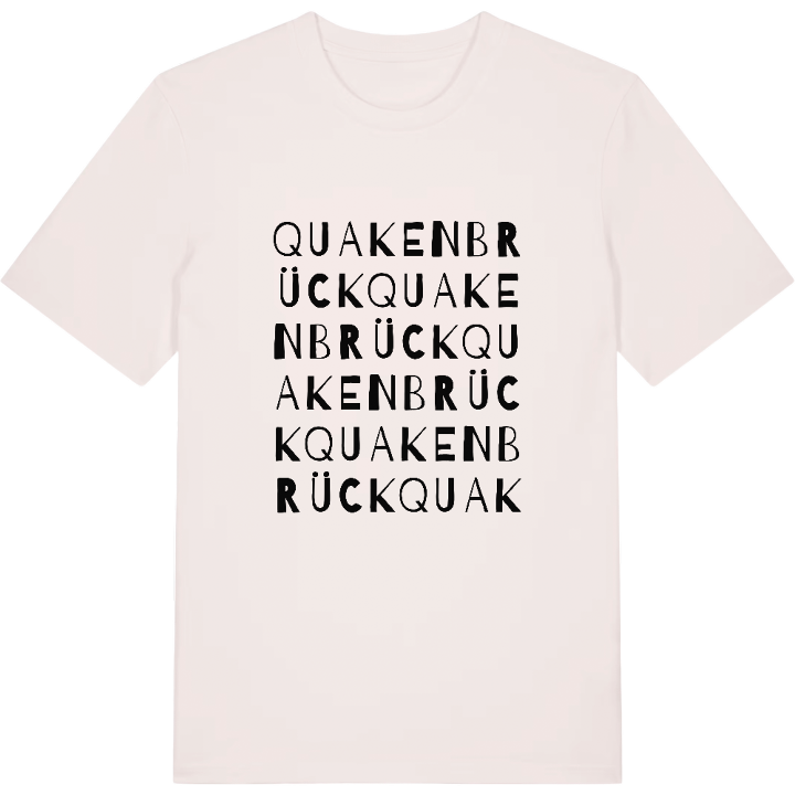 Quakenbrück ordlek t-shirt – t-shirt från PinShirt
