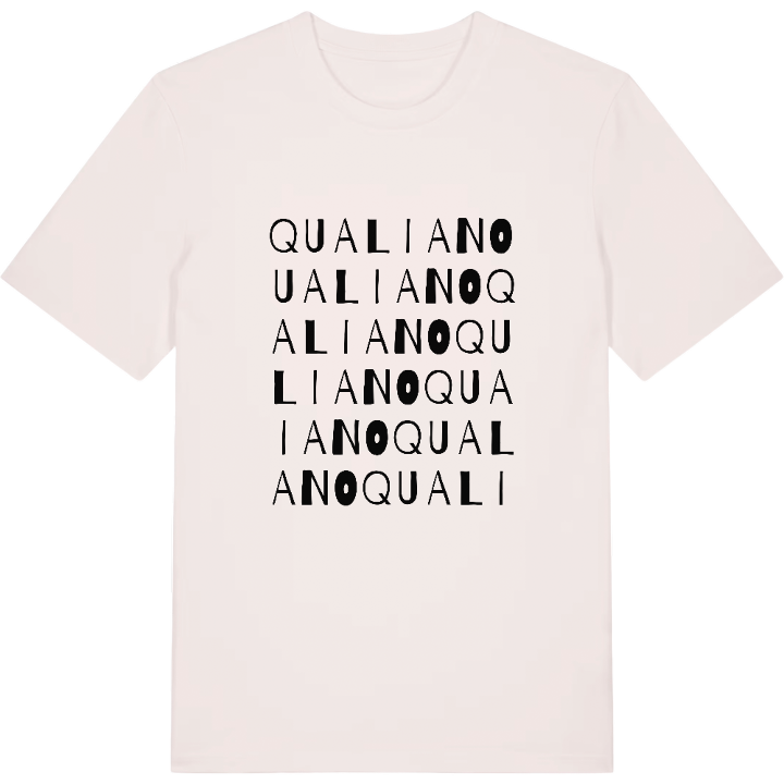 Qualiano ordlek t-shirt – t-shirt från PinShirt