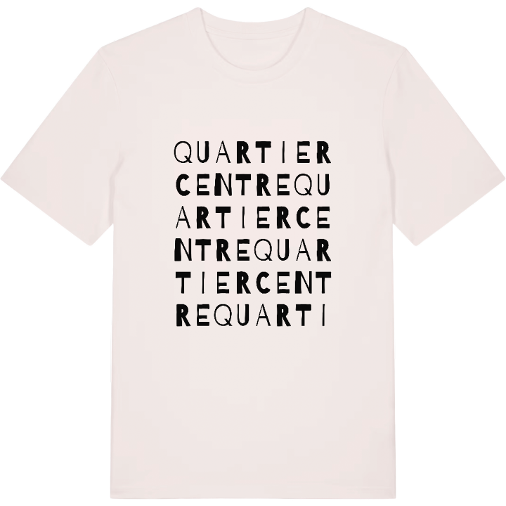 Quartier Centre ordlek t-shirt – t-shirt från PinShirt