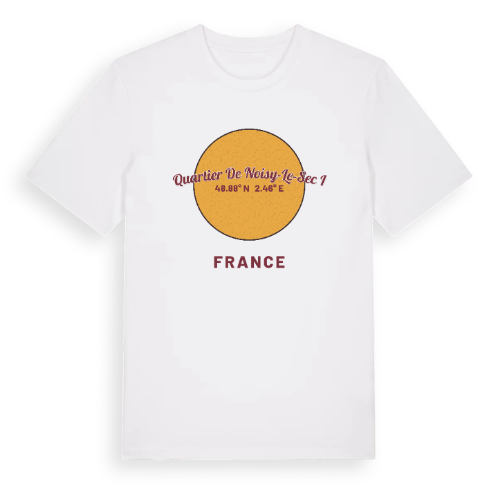 Quartier de Noisy-le-Sec I cirkel t-shirt – t-shirt från PinShirt