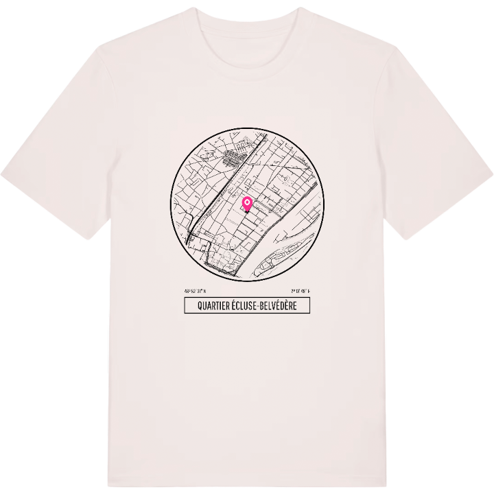 Quartier Écluse-Belvédère t-shirt – t-shirt från PinShirt