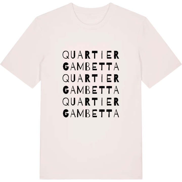 Quartier Gambetta ordlek t-shirt – t-shirt från PinShirt
