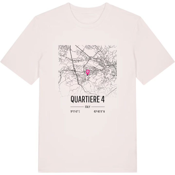 Quartiere 4 karta t-shirt – t-shirt från PinShirt