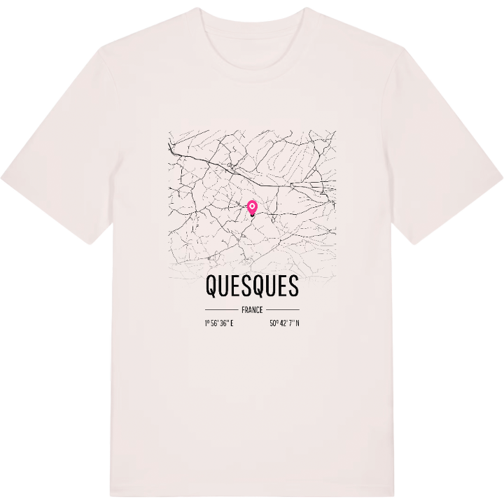Quesques karta t-shirt – t-shirt från PinShirt