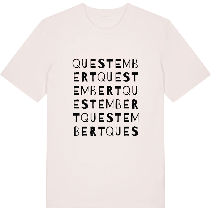 Questembert ordlek t-shirt – t-shirt från PinShirt