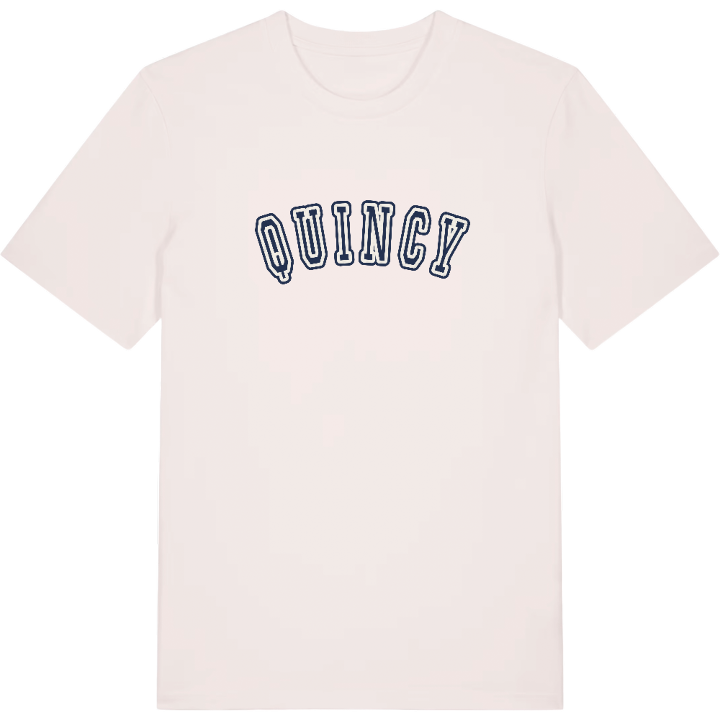 Quincy college t-shirt – t-shirt från PinShirt