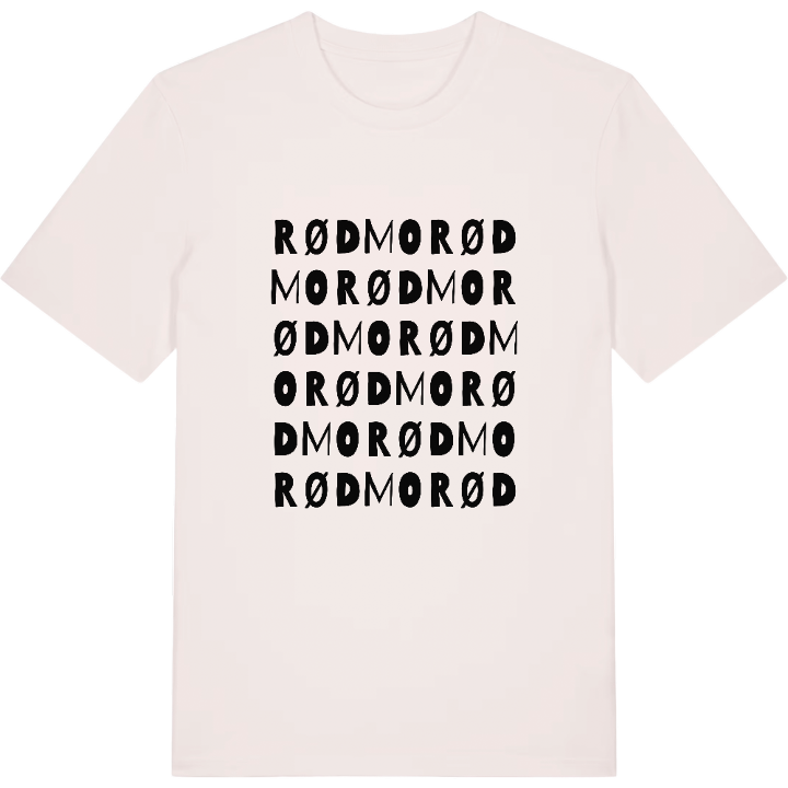 Rødmo ordlek t-shirt – t-shirt från PinShirt