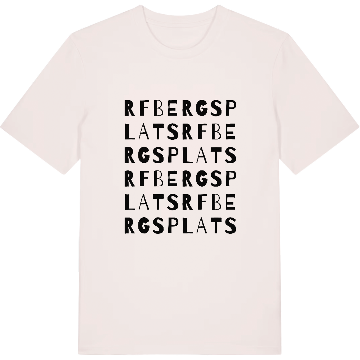 R F Bergs plats ordlek t-shirt – t-shirt från PinShirt