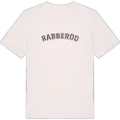 Rabberöd böjd t-shirt