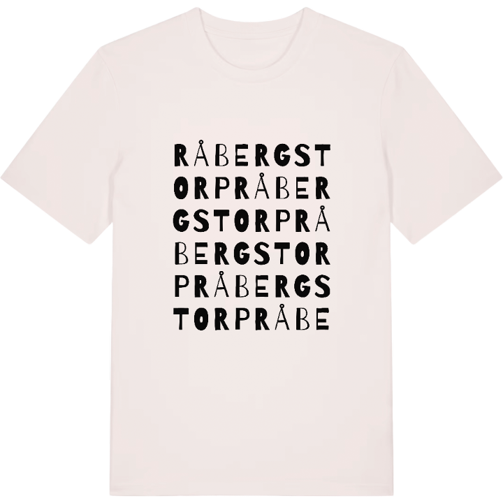 Råbergstorp ordlek t-shirt – t-shirt från PinShirt