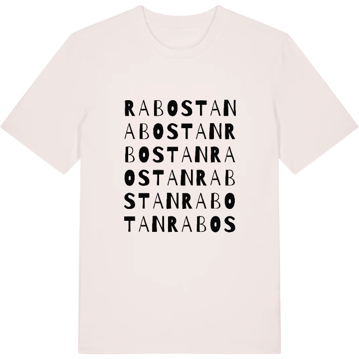 Rabostan ordlek t-shirt – t-shirt från PinShirt