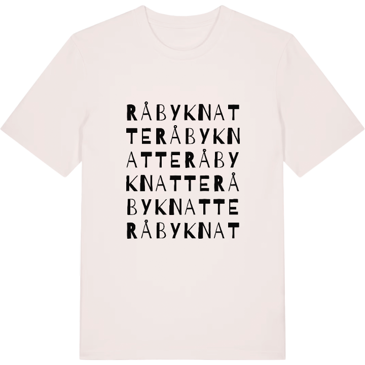 Råbyknatte ordlek t-shirt – t-shirt från PinShirt