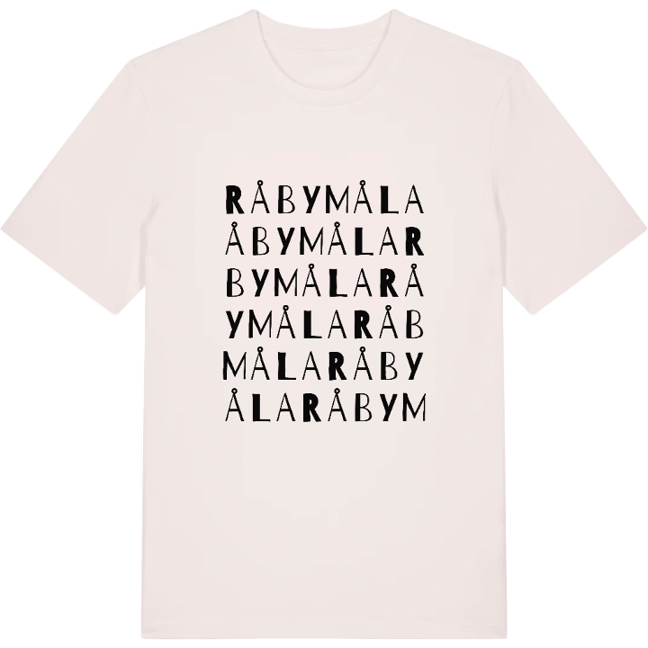 Råbymåla ordlek t-shirt – t-shirt från PinShirt