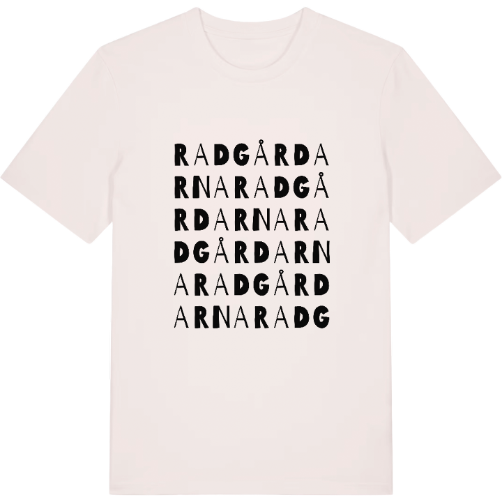 Radgårdarna ordlek t-shirt – t-shirt från PinShirt
