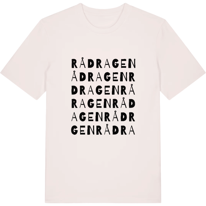 Rådragen ordlek t-shirt – t-shirt från PinShirt