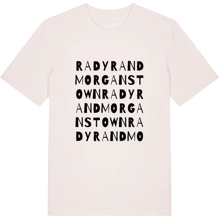 Radyr and Morganstown ordlek t-shirt – t-shirt från PinShirt
