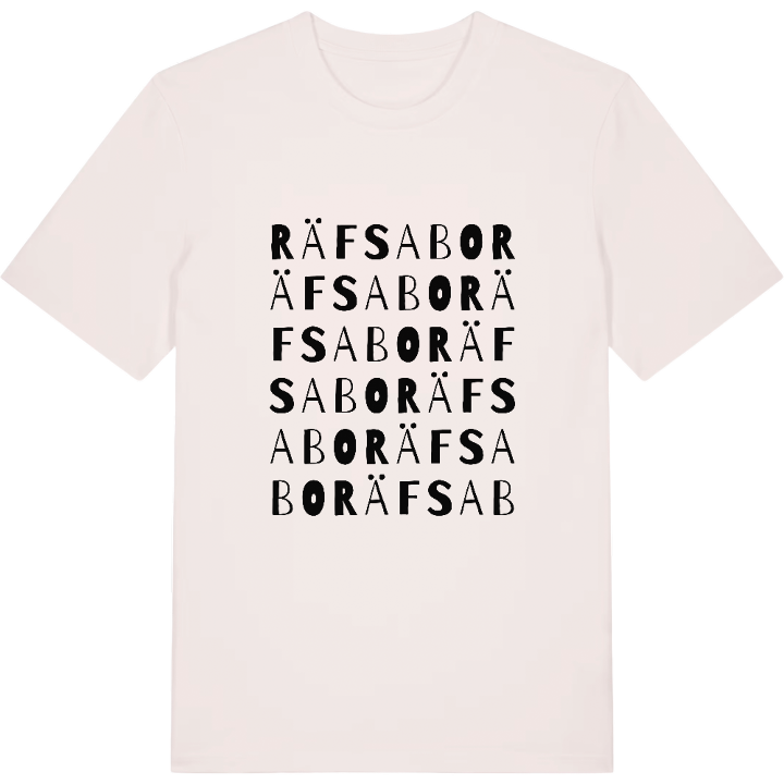 Räfsabo ordlek t-shirt – t-shirt från PinShirt