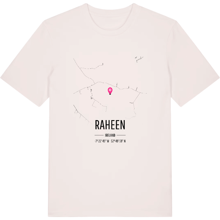 Raheen karta t-shirt – t-shirt från PinShirt
