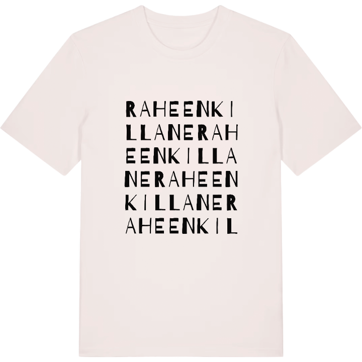 Raheenkillane ordlek t-shirt – t-shirt från PinShirt